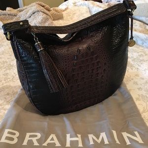 Brahmin Kathleen Hobo Cocoa EUC ✨